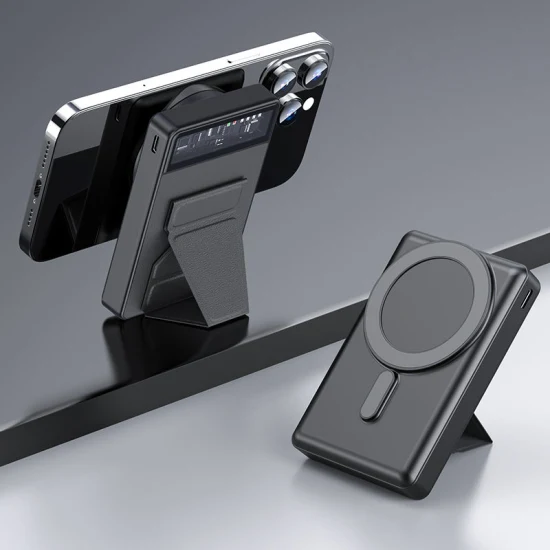 Batteria esterna wireless magnetica trasparente da 15 W 10000 mAh Mini Magsafe Powerbank Caricatore portatile a ricarica rapida per iPhone